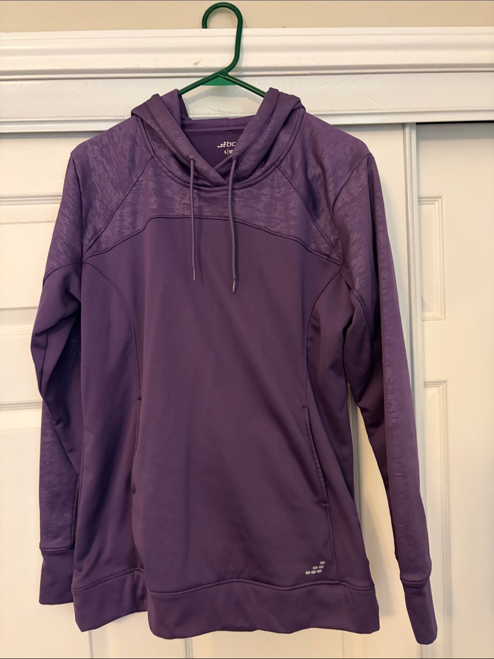 Bcg Violet Pullover Hoodie with Drawstring
